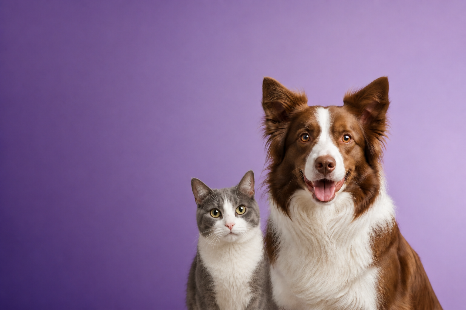 Border collie e gato da LabellaPets